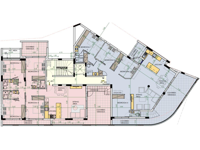 4 plus 1 Bedroom Top Floor Apartment with Roof Garden for Sale