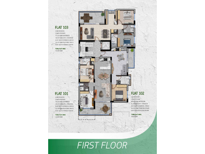 1 Bedroom Completed Top Floor Apartment in Livadia For Sale