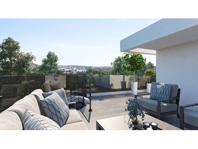 2 Bedroom Penthouse with Roof Garden For Sale in Livadia