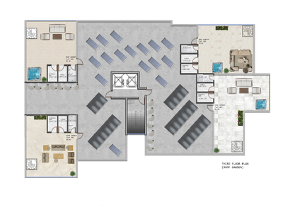 2 Bedroom 2 bathroom Top Floor Apartment with Roof Garden in Kiti For Sale