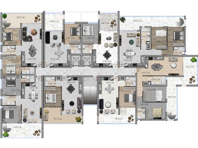 2 Bedroom 2 bathroom Top Floor Apartment with Roof Garden in Kiti For Sale