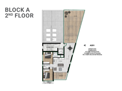 2 Bedroom Ground-floor Apartment with Garden in Livadia For Sale