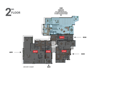 2 Bedroom Top-floor Apartment with Roof Garden in Livadia For Sale