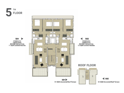 2-Bedroom Penthouse with Roof Garden For Sale in Chrysopolitissa