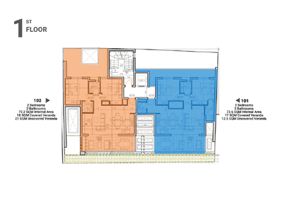 2 Bedroom 3 Bathroom Apartment in Town Centre For Sale