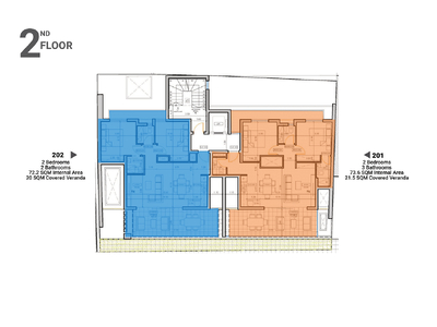 2 Bedroom 3 Bathroom Apartment in Town Centre For Sale