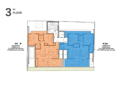 2 Bedroom Penthouse Apartment with Roof Garden in Town Centre For Sale