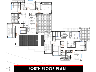 3 Bedroom Top-Floor Apartment with Pool and Sea View
