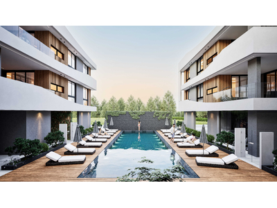 1-bedroom Top Floor Apartment with Communal Pool in Livadia