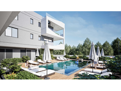 2-bedroom Penthouse with Roof Garden and Communal Pool in Livadia