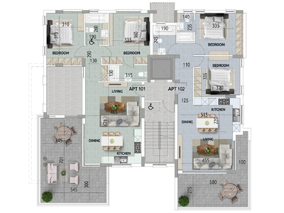 3-bedroom Penthouse in Kamares For Sale