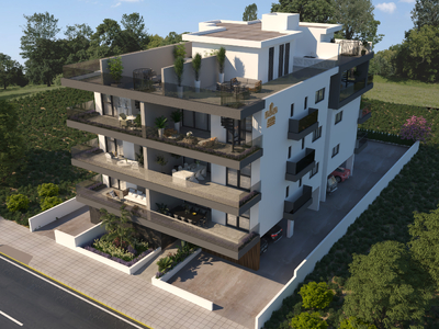 2plus1-bedroom Penthouse With Roof Garden For Sale in Aradippou