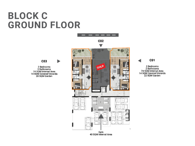 2 Bedroom Top Floor Apartment in Livadia For Sale