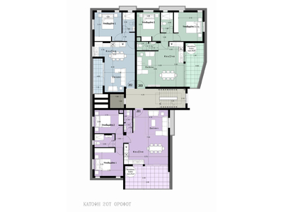 2-bedroom Penthouse with Roof Garden in Aradippou for Sale