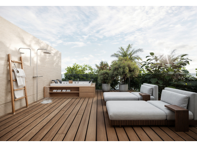 2-Bedroom Penthouse with Roof Garden near Salina Park