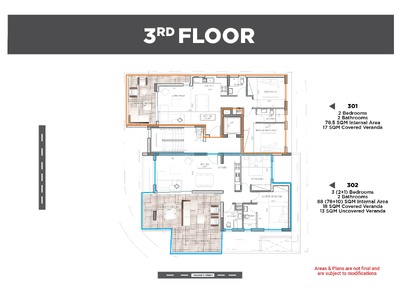 2plus1 Bedroom Apartment for Sale in Port area