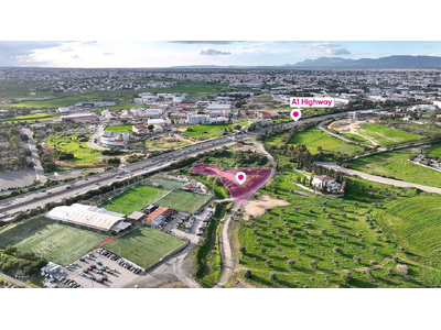 Prime special zone field located in Strovolos, Nicosia, opposite GSP Stadium