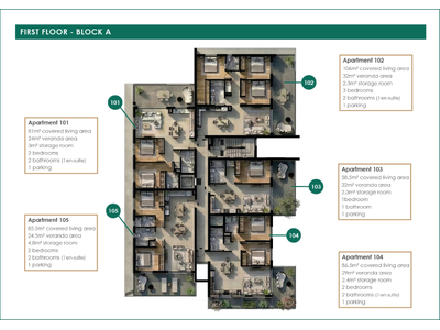 1-bedroom Apartment for Sale in Kiti with Communal Pool