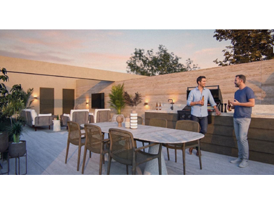 2 Bedroom Penthouse with Roof Garden in Aradippou for Sale