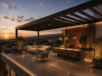 2 Bedroom Penthouse with Roof Garden in Livadia for Sale in Larnaca