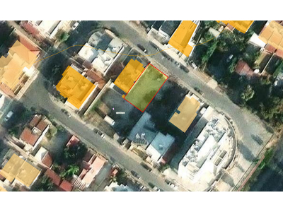 Residential Plot for Sale with Building Permit for 6 Apartments in Larnaca