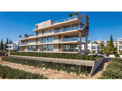 1-Bedroom Penthouse with Roof Garden for Sale in Krassas
