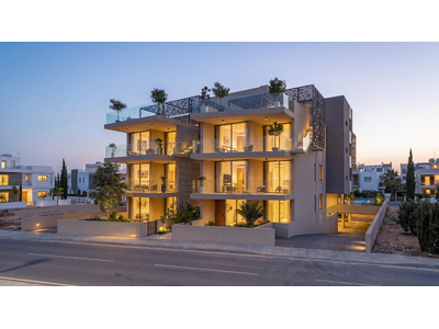 1-Bedroom Penthouse with Roof Garden for Sale in Krassas