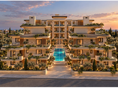 2 plus 1-Bedroom Penthouse with Roof Garden for Sale in Krassas in Larnaca