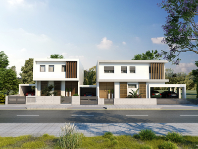 4-Bedroom Semi-Detached House for Sale in Agioi Konstantinos, Nicosia in Nicosia